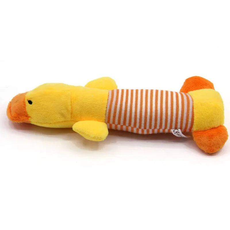 Indestructible Large Dog Sound Squeaky Toys Animals Shape Pet Soft Plush Chew Molar Training Toy Puppy Bite Teeth Dental Toys